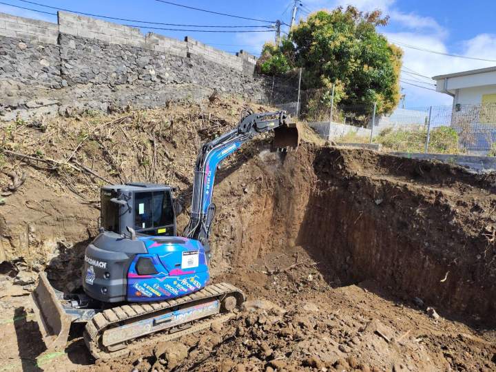 Préparation de terrain, fondations solides.